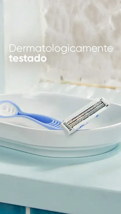 imagem secundária com texto:
Dermatologicamente
testado