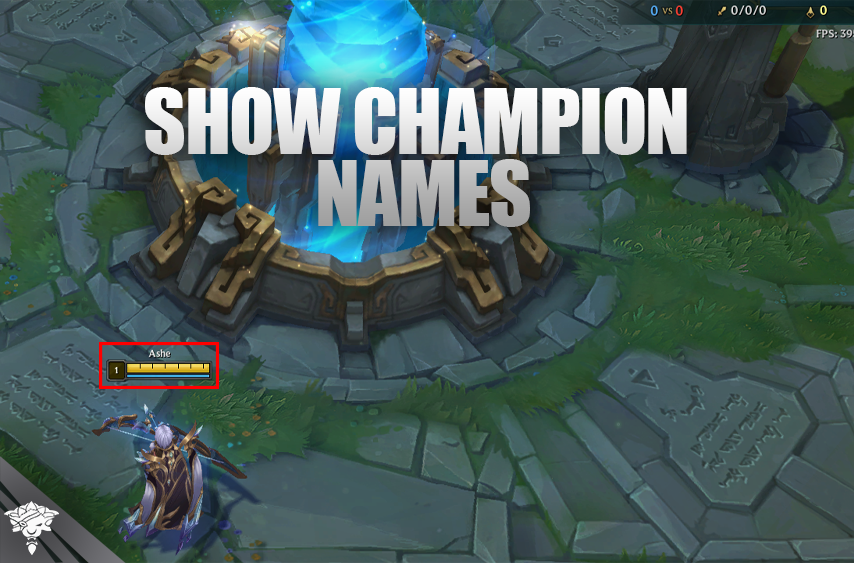 How To Replace Summoner Names with Champion Names in League of Legends