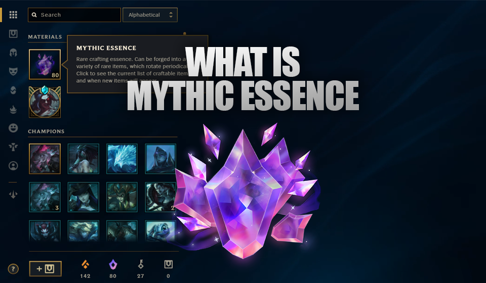 Mythic Essence is a new in-game currency introduced in League of Legends with Patch 12.6 on March 30th, 2022