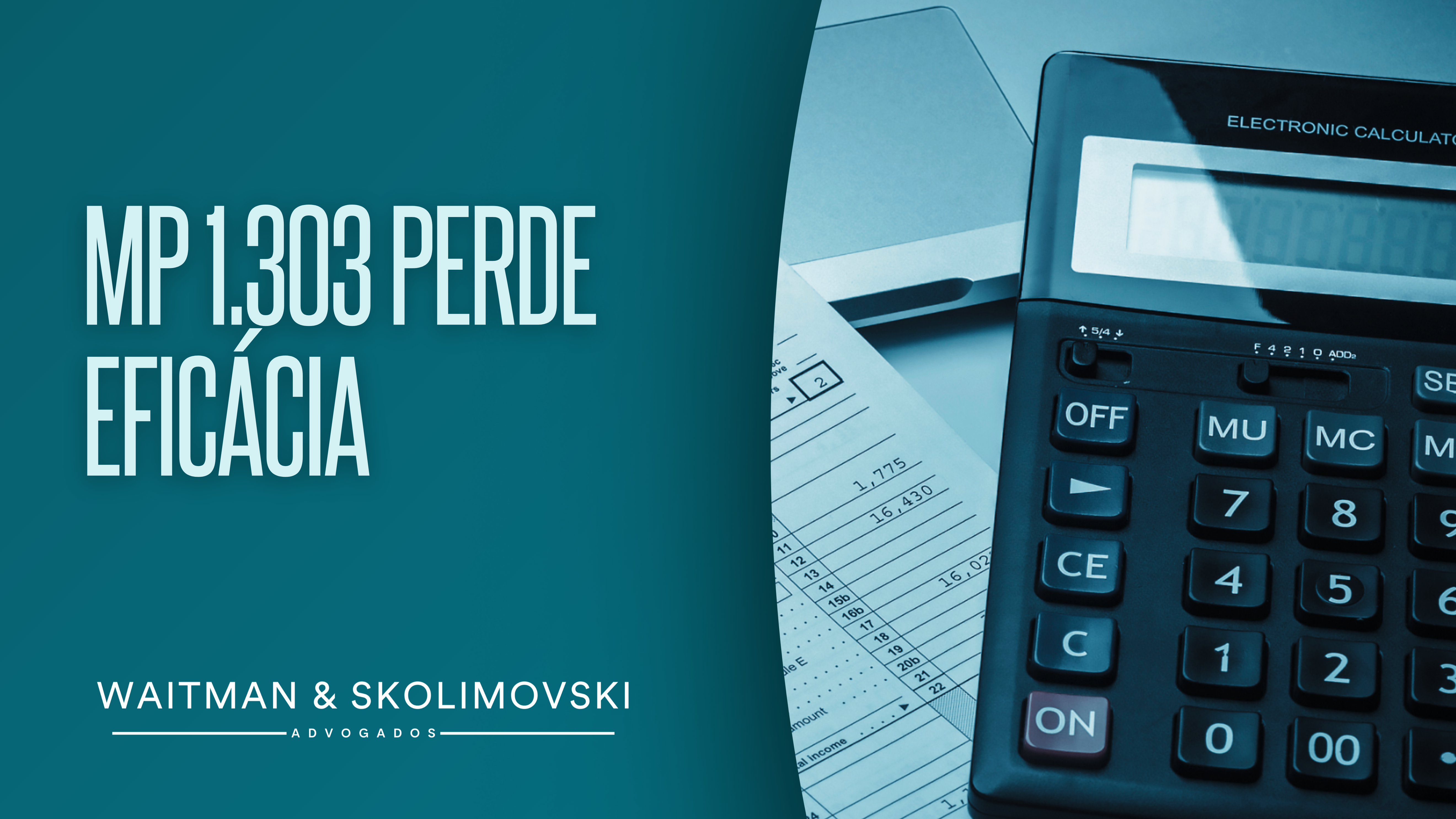 MP 1.303 não é aprovada pelo Congresso Nacional e perde eficácia