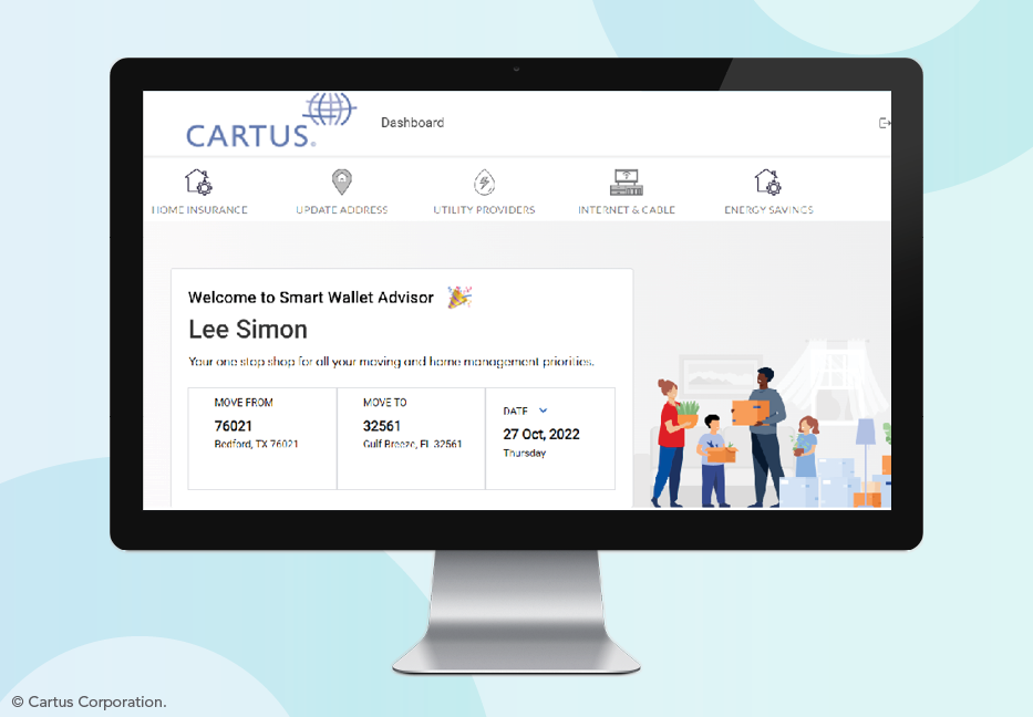 cartus connect dashbaard
