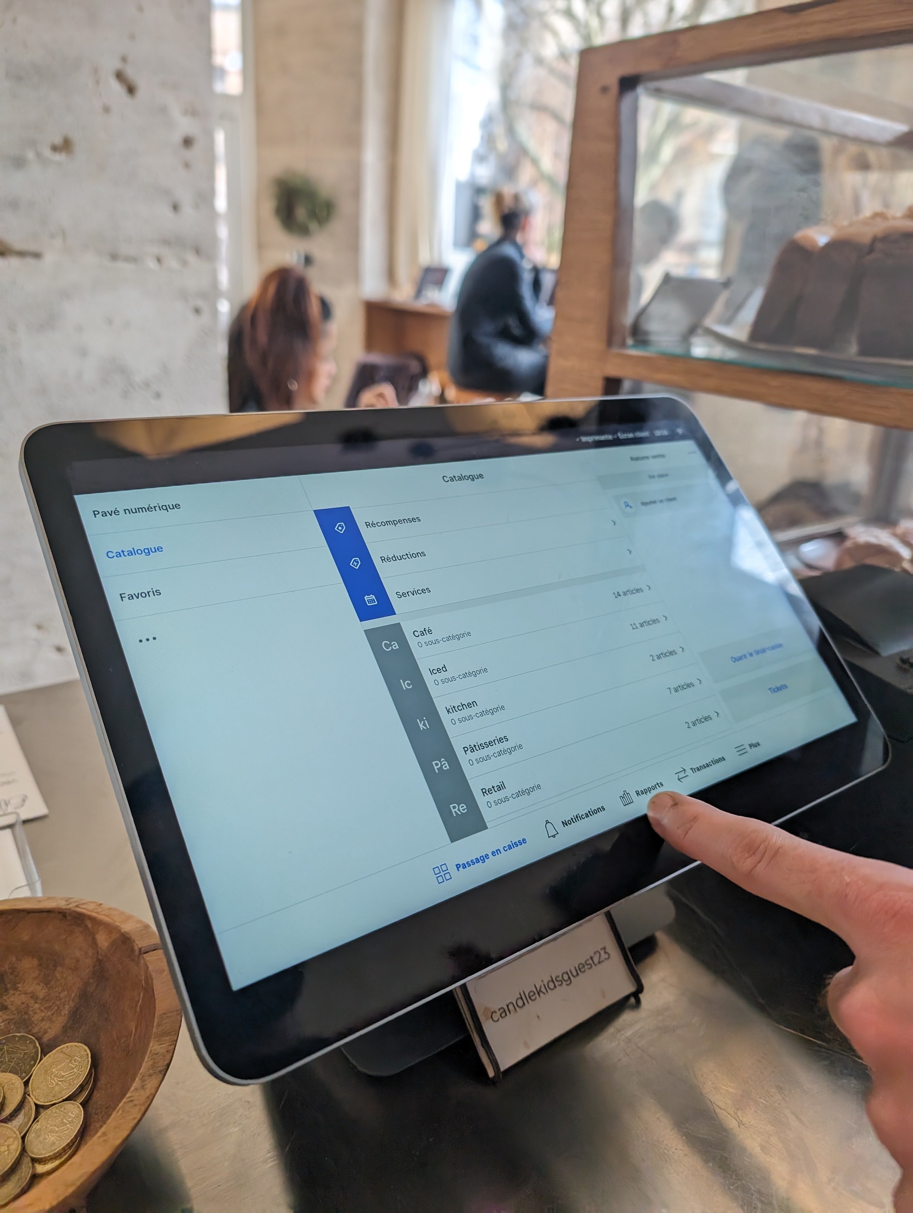 Square Register chez Candle Kids