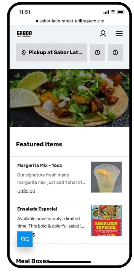 sabor-latin-grill-online-ordering-page