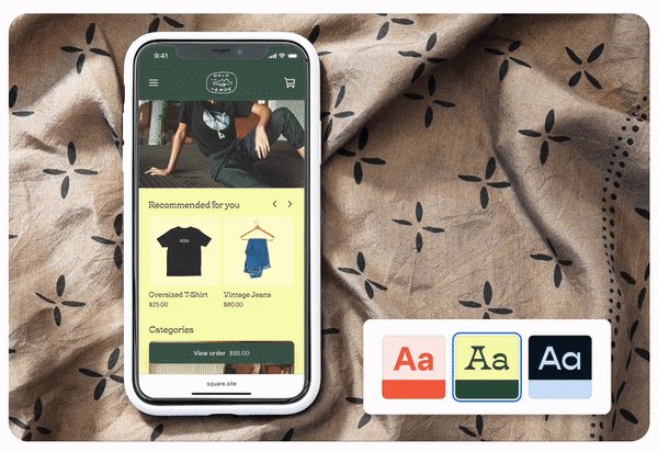 Square Online Site Styles