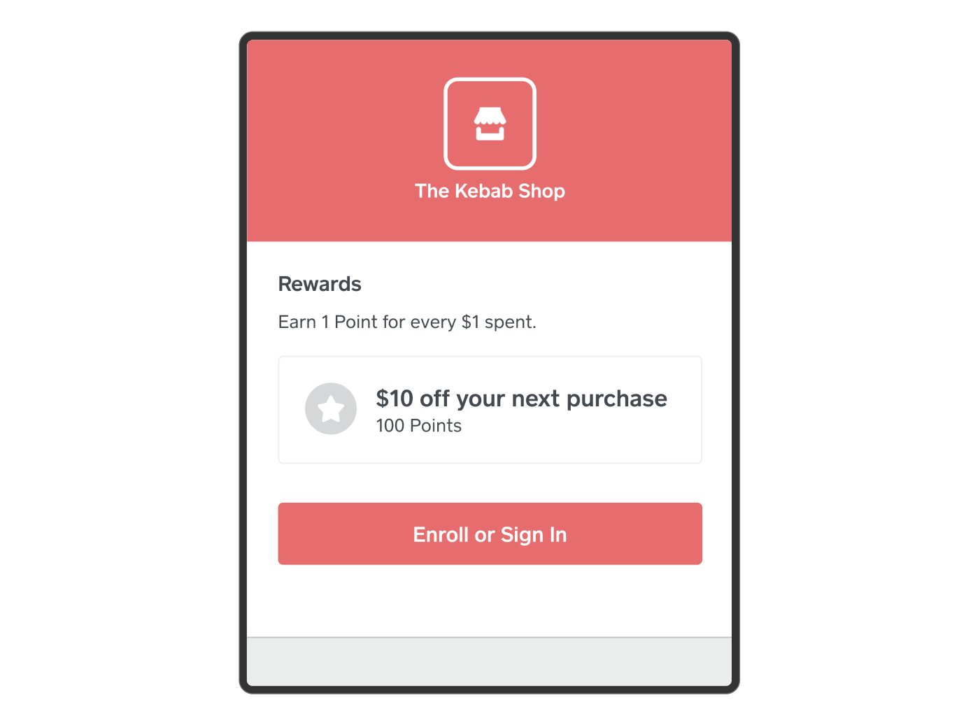 Kebab Shop Loyalty Program