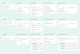 Fulfillment section variations