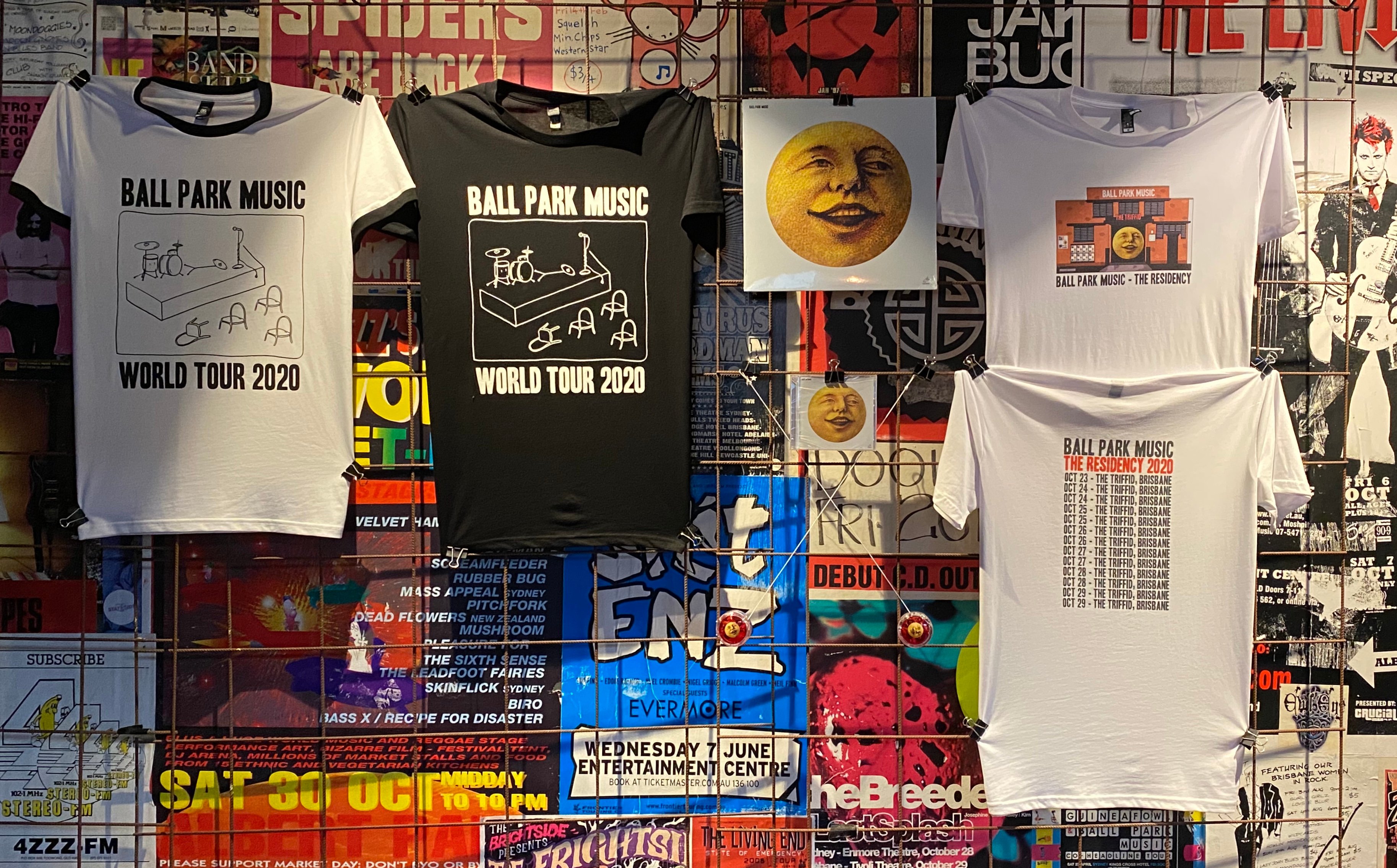 Ball Park Music Merch Stand
