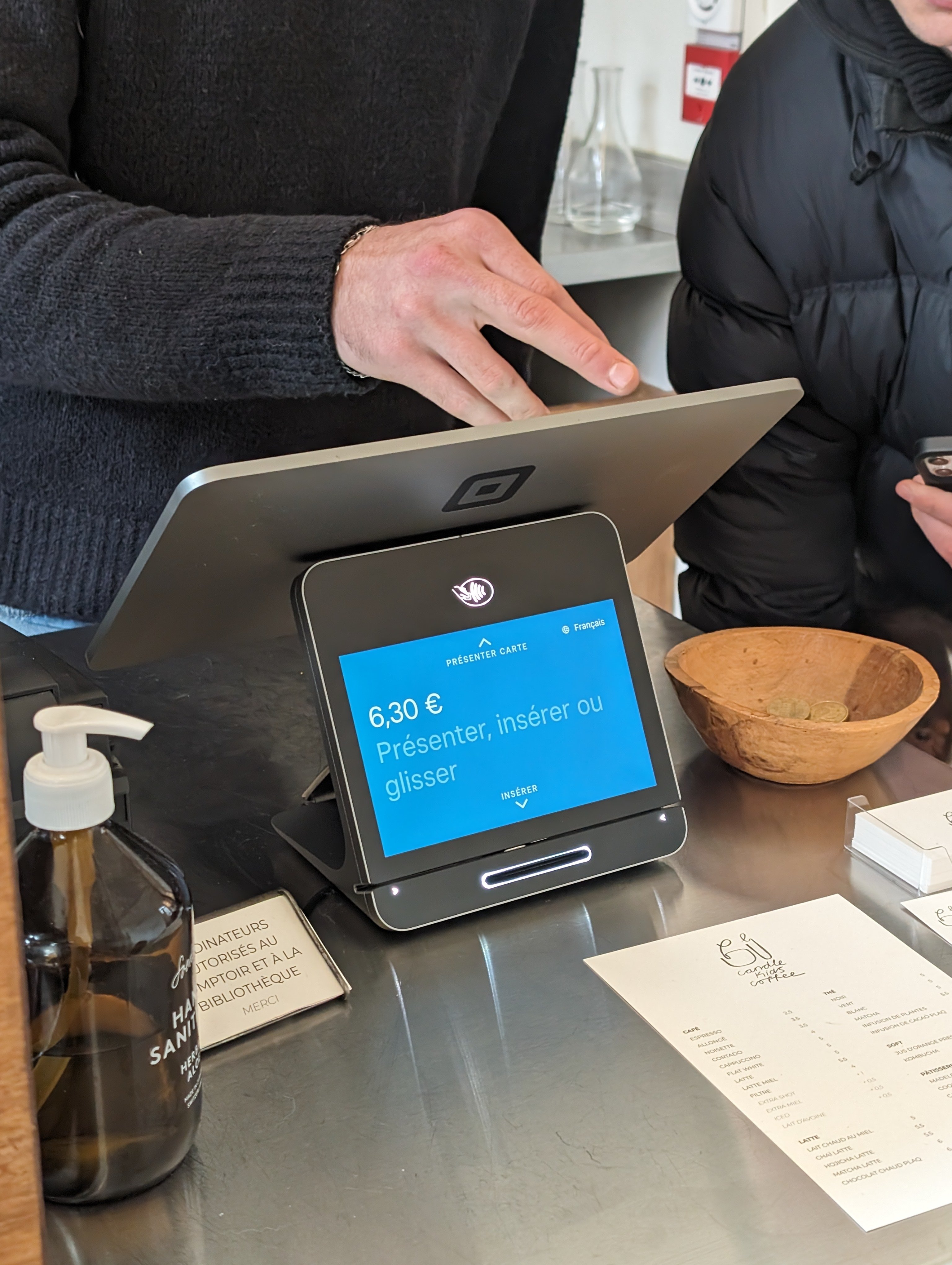 Paiement Square Register chez Candle Kids