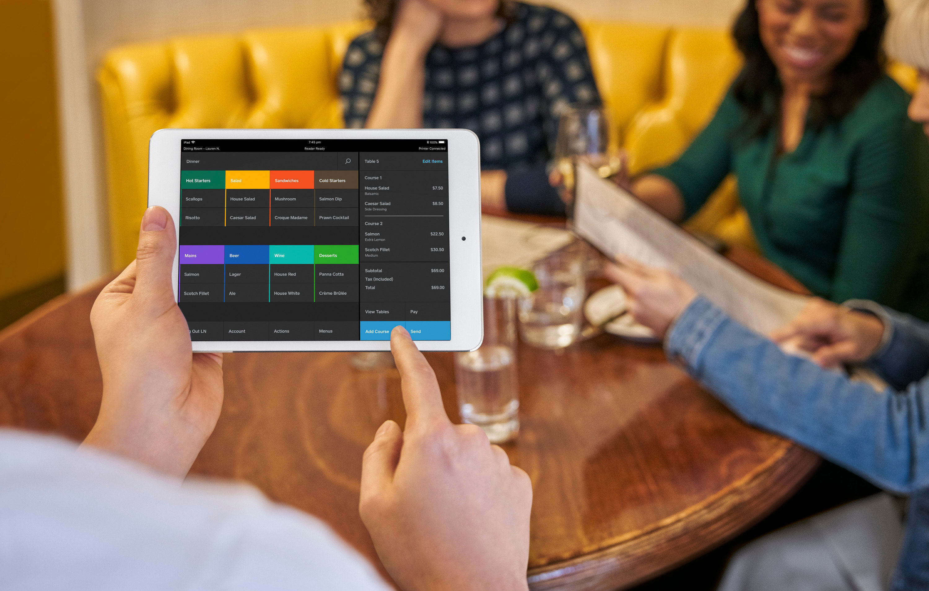 Restaurant POS Screen