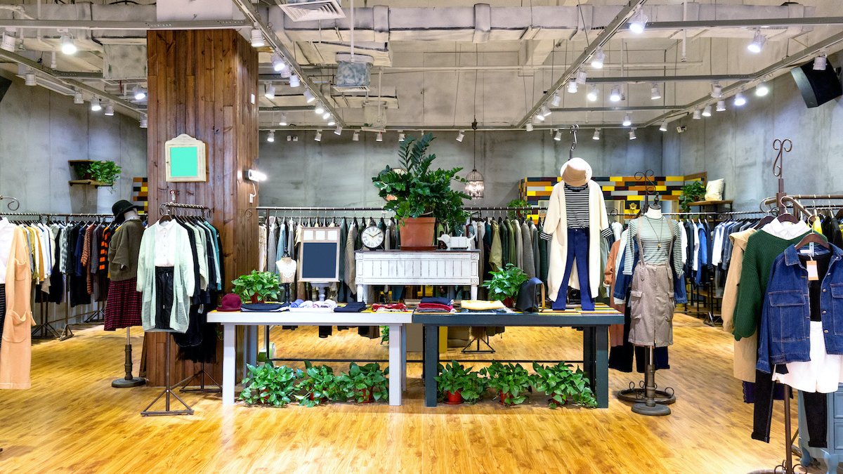 store layout design example from a clothing retailer
