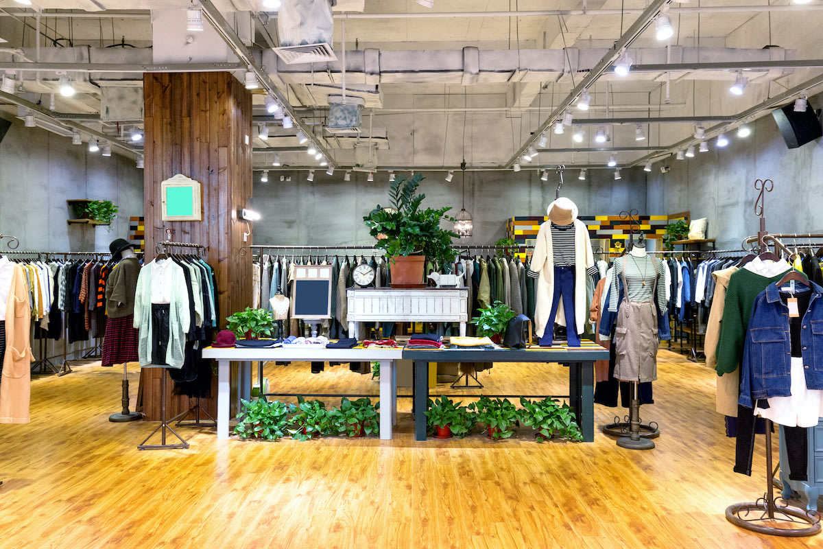 store layout design example from a clothing retailer