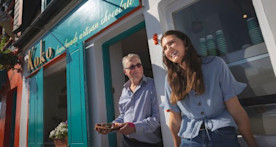 Frank & Emily outside Koko Kinsale
