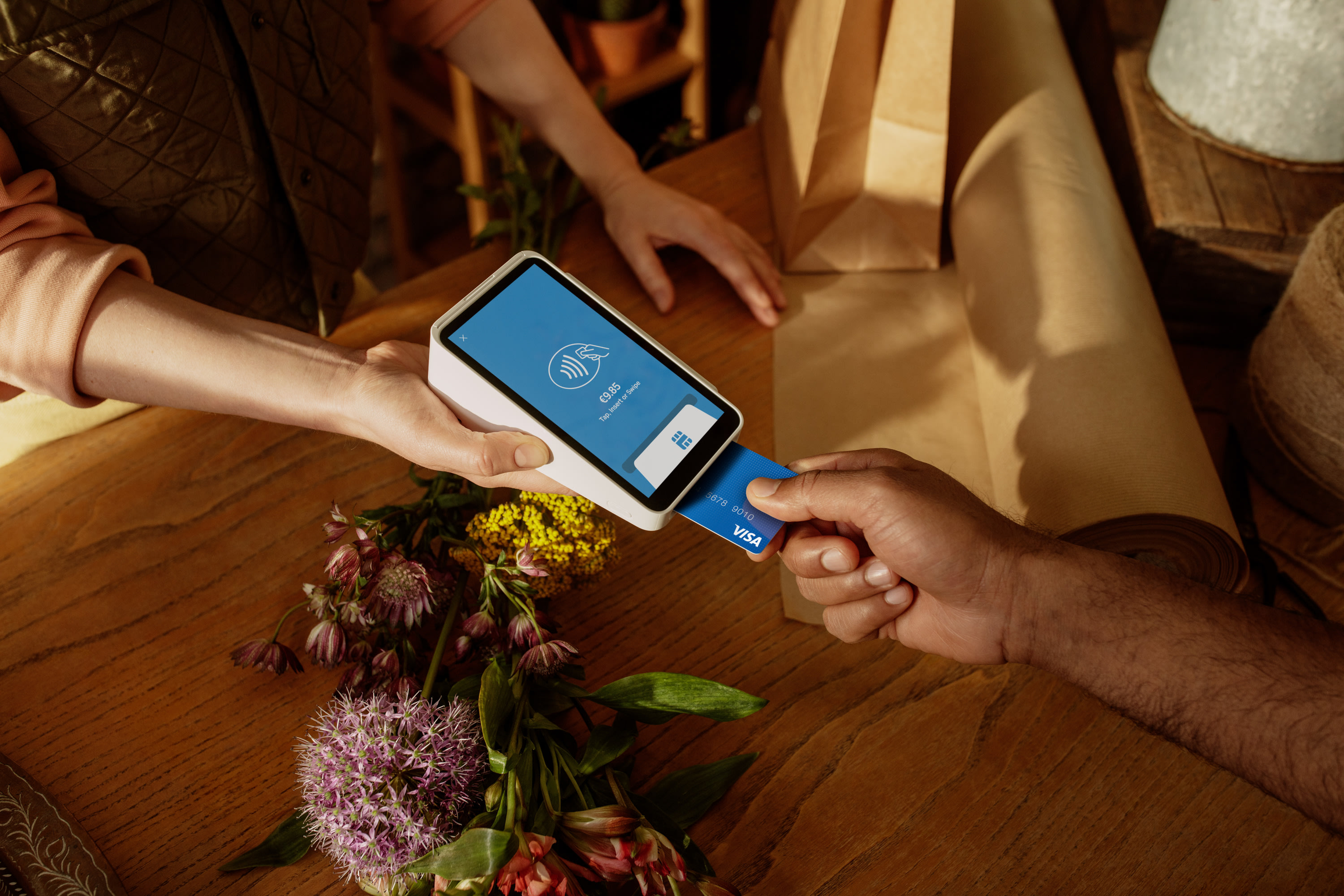 terminal payment with tap