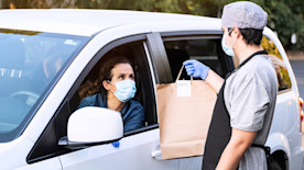 An example of restaurant touch points: