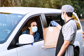 An example of restaurant touch points: