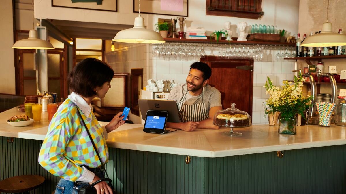 Square POS at brewery