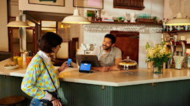 Square POS at brewery