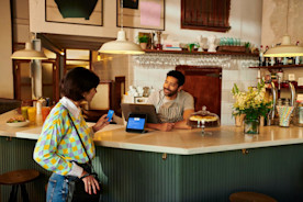 Square POS at brewery