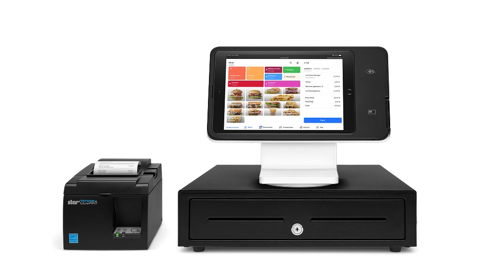 quick service heckler cash drawer combo
