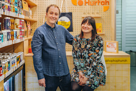 miguel y Paula de la cervecería Hop Hop Hurrah