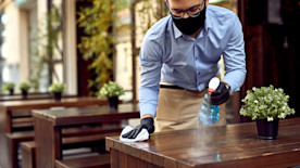 Offering outdoor shopping and services during COVID-19