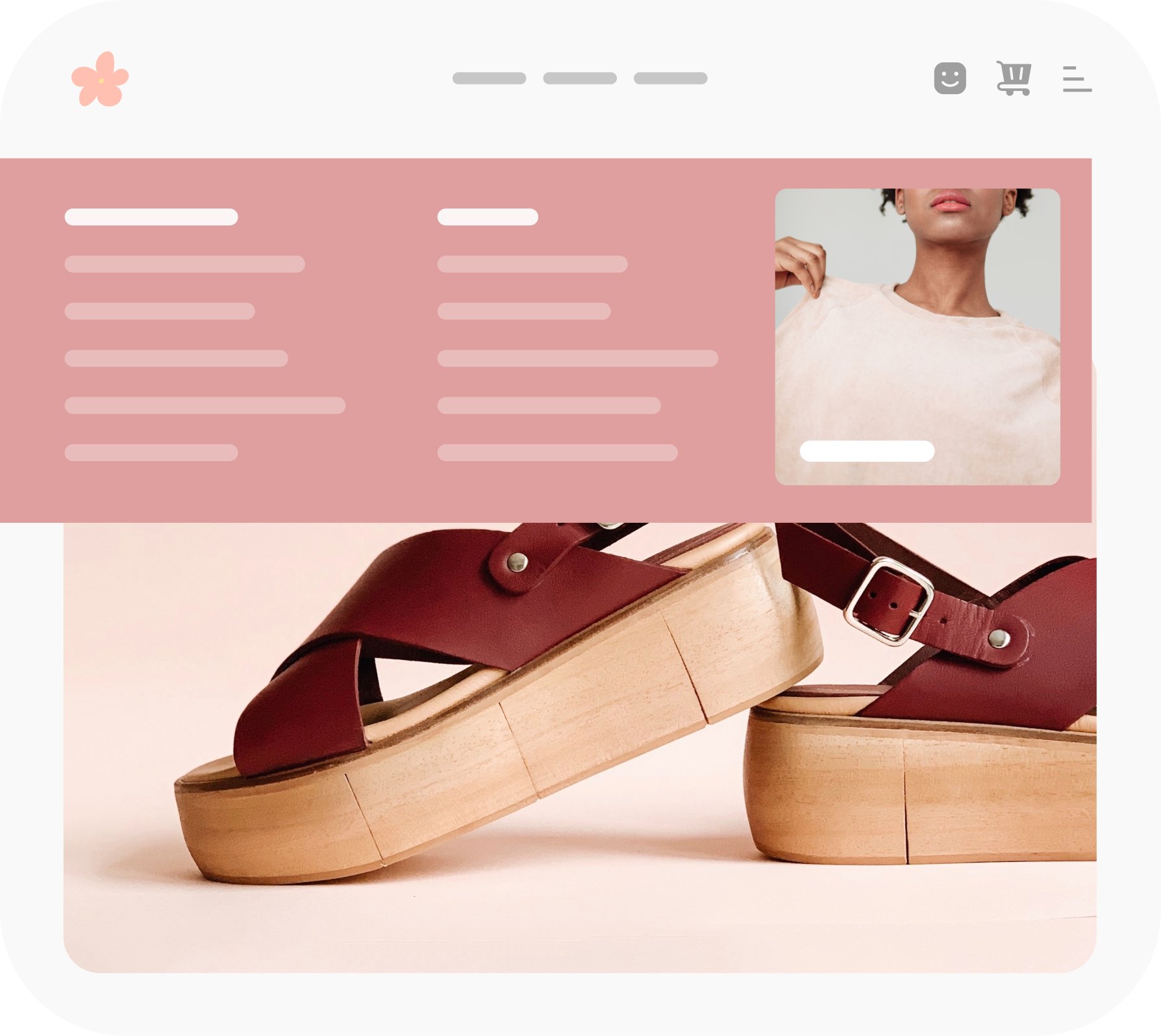 Square Online Mega Menu Layout