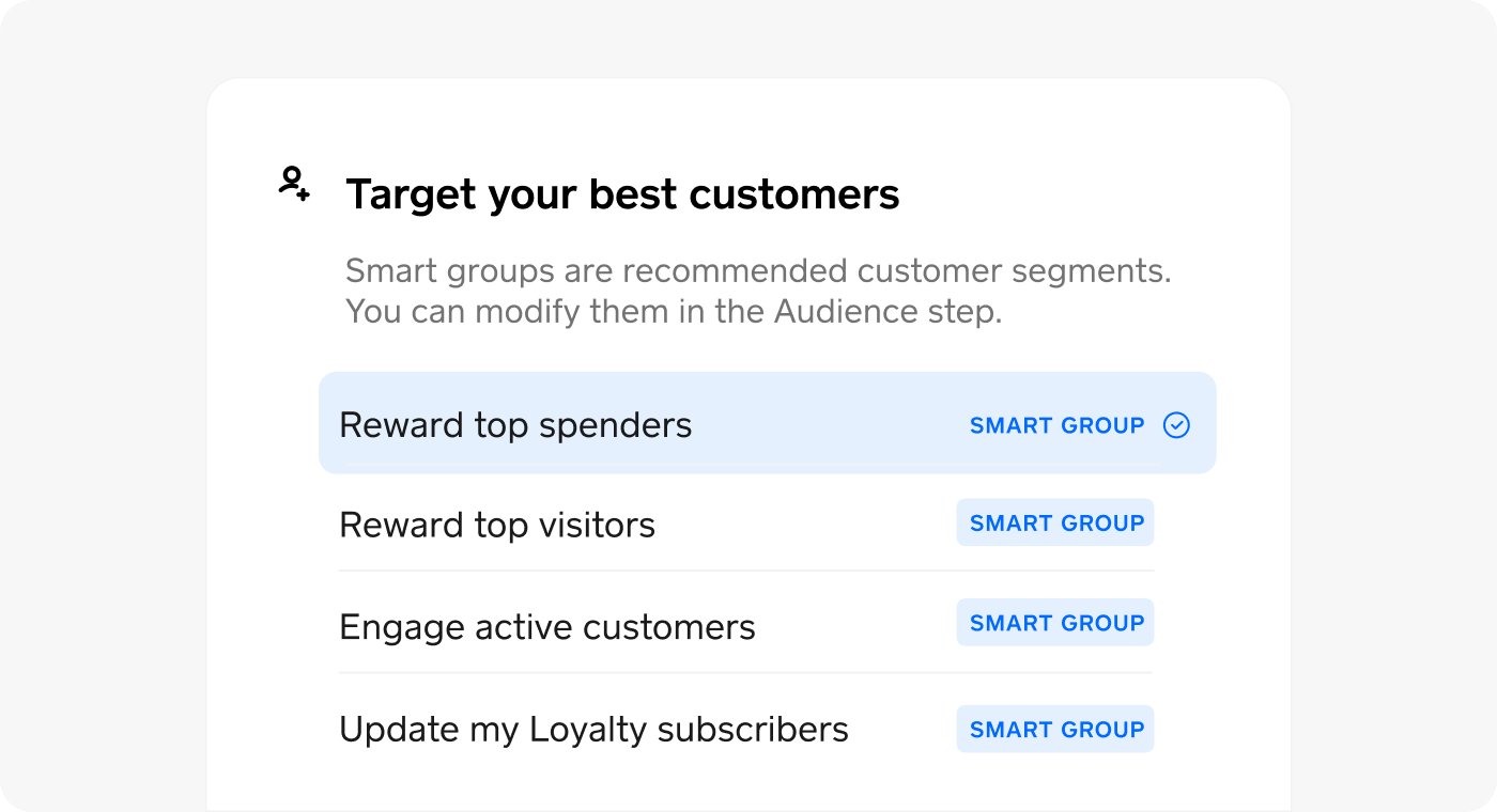 Segmentación de campaña de marketing por correo electrónico