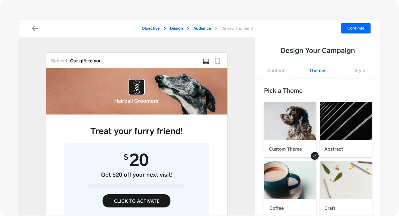 Plantilla de marketing por correo electrónico