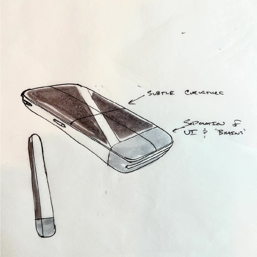 Early design sketches of Square Handheld 3