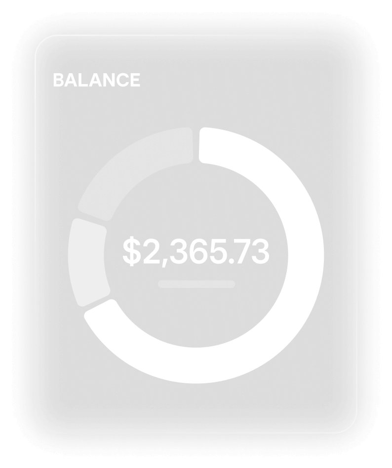 credit-card - Frost UI balance
