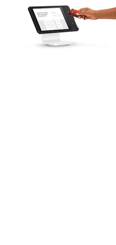 quick service loyalty stand