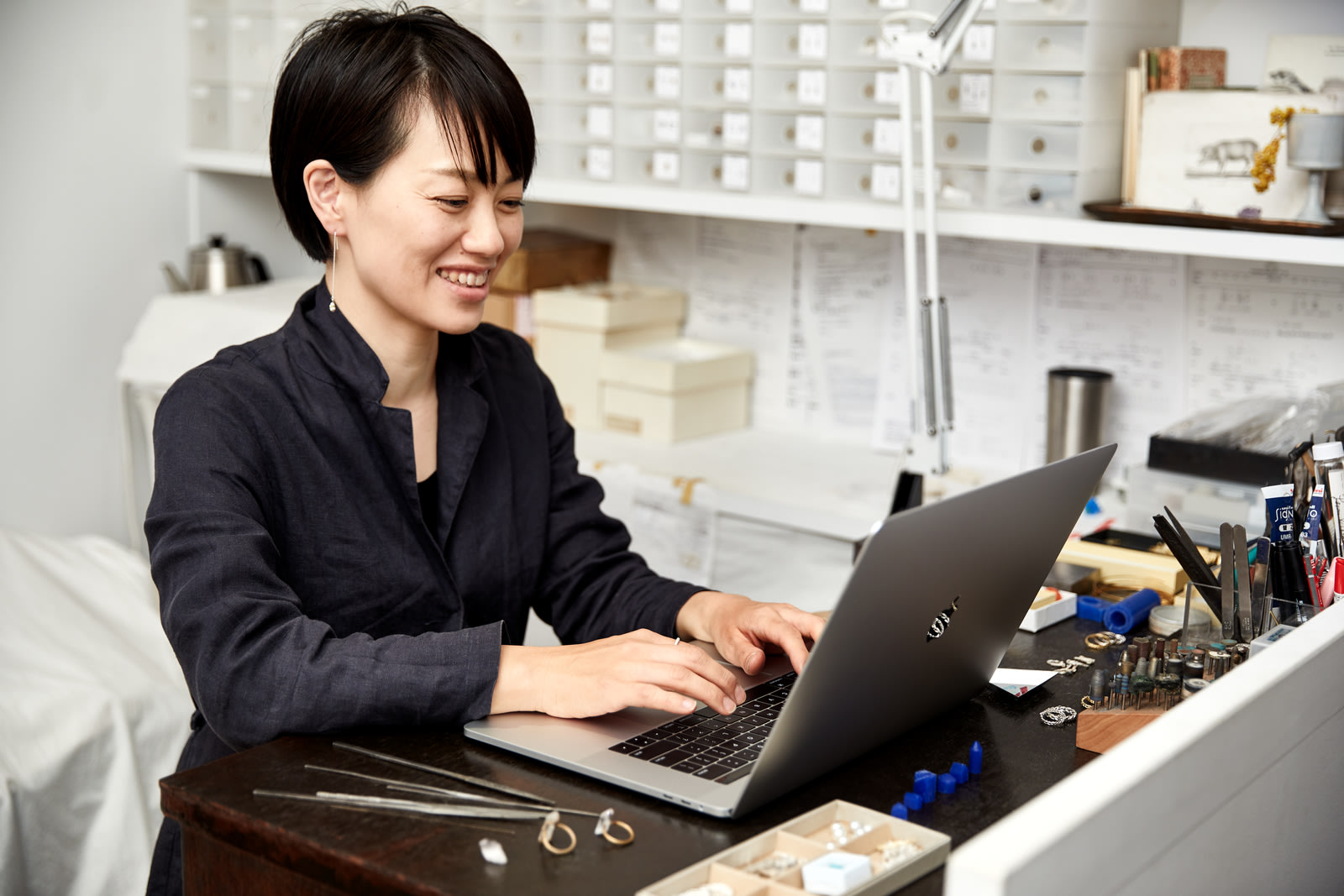 Woman on laptop