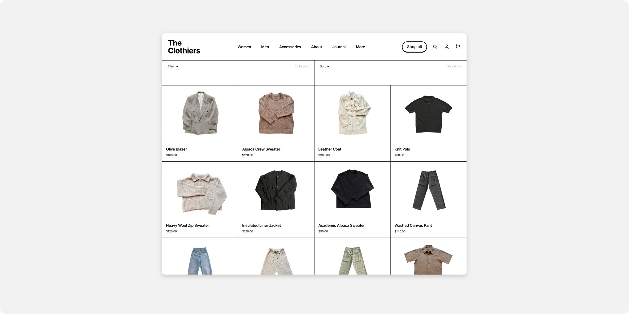 Square Online Tight Grid Shop All Layout