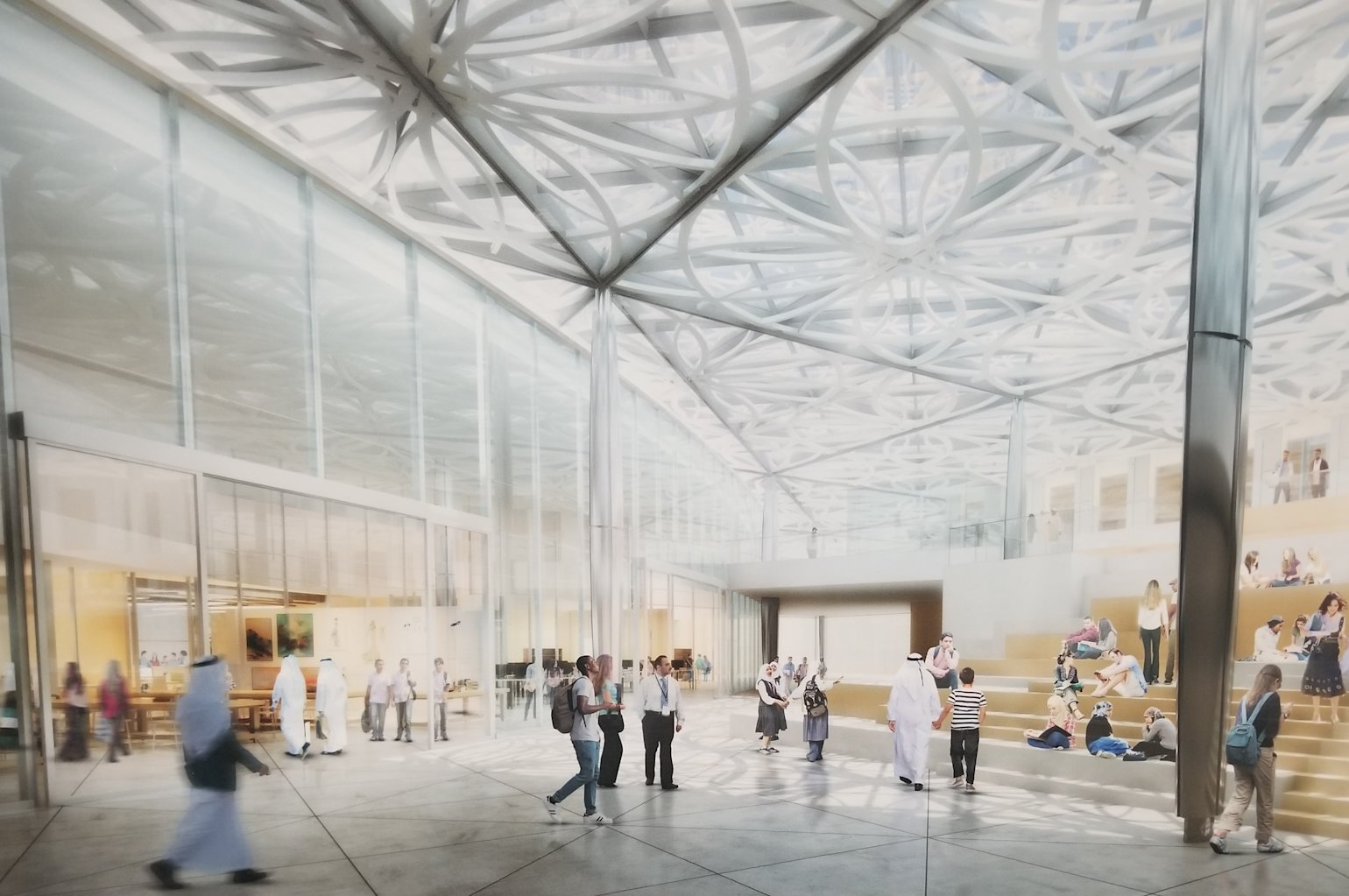 Caption 1 QAST New Building Exhibition Space