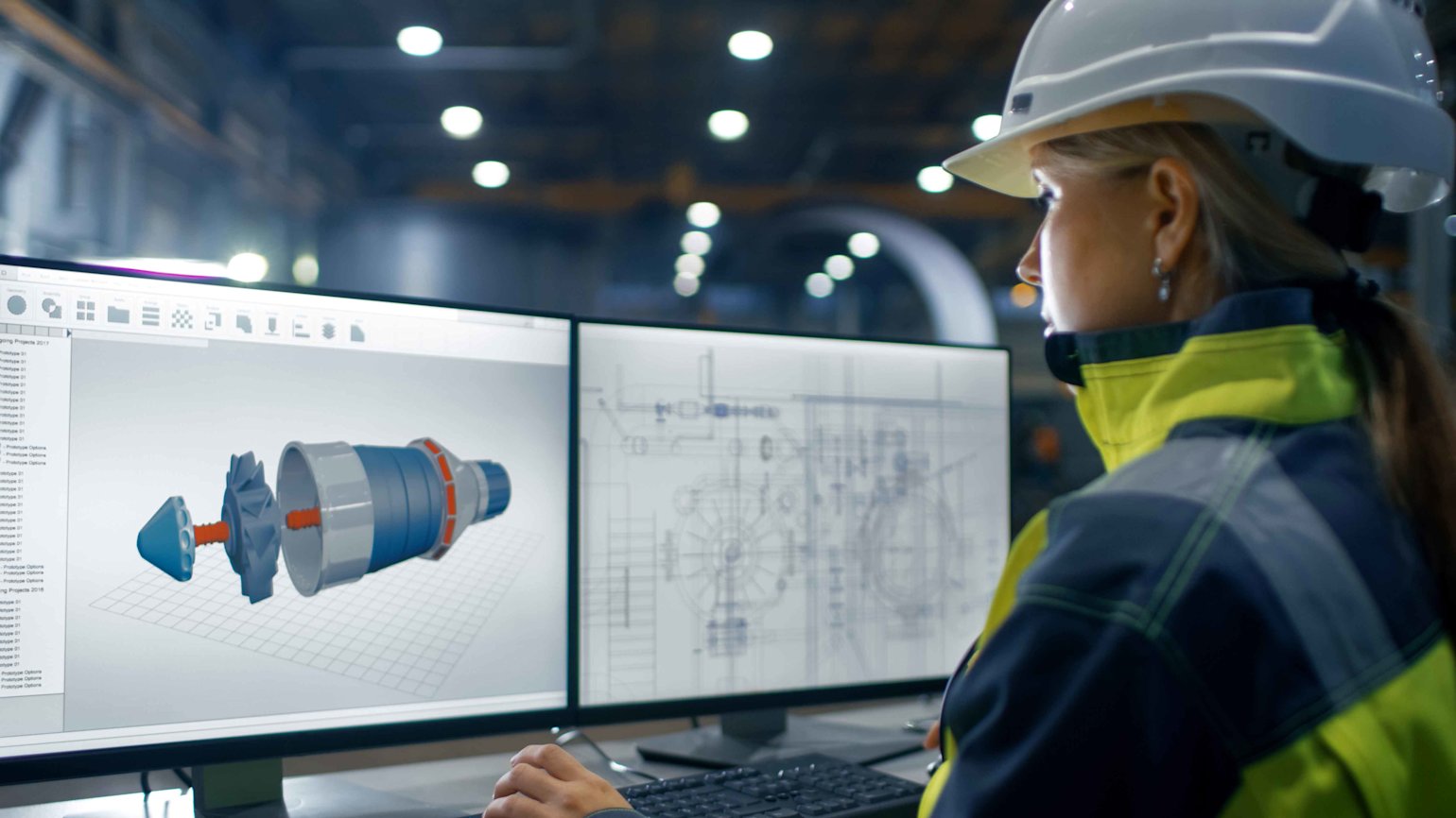 Women - Working - Engineer - PC-Gorodenkoff