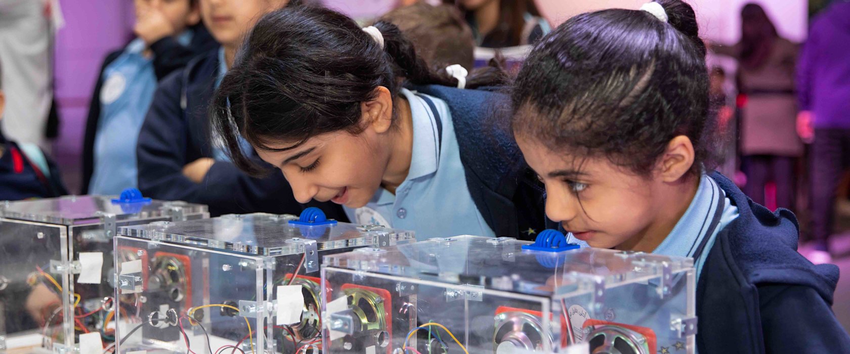 STEM activities hosted within QF`s Darb Al Saai tent during Qatar National Day celebrations