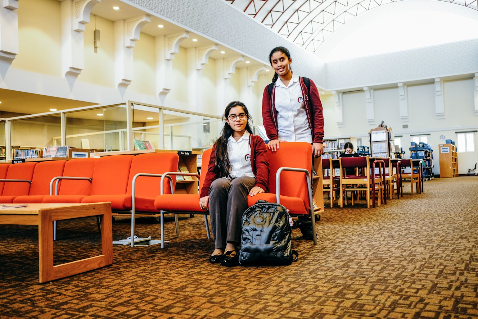 EDU003-2 - STEM at PUE - Hessa Al Hitmi, Chloe Huyler, Hannah Huyler, and Rhouda Al Asmak — students at Qatar Academy Doha (QAD)