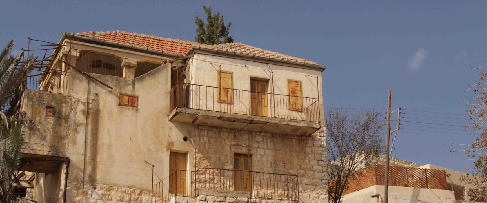 I cannot forget the shrapnel embedded in the walls