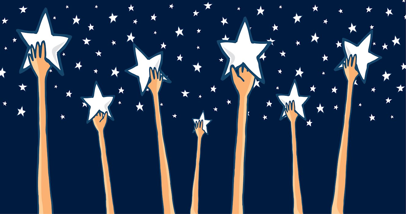 In her own words: ‘Even if you will not shine on the stage, each one of you is a shining star’