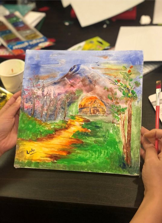 Not a day went by when I didn’t paint. Painting helped me find solace in otherwise difficult conditions. It helped me forget - QF - V2