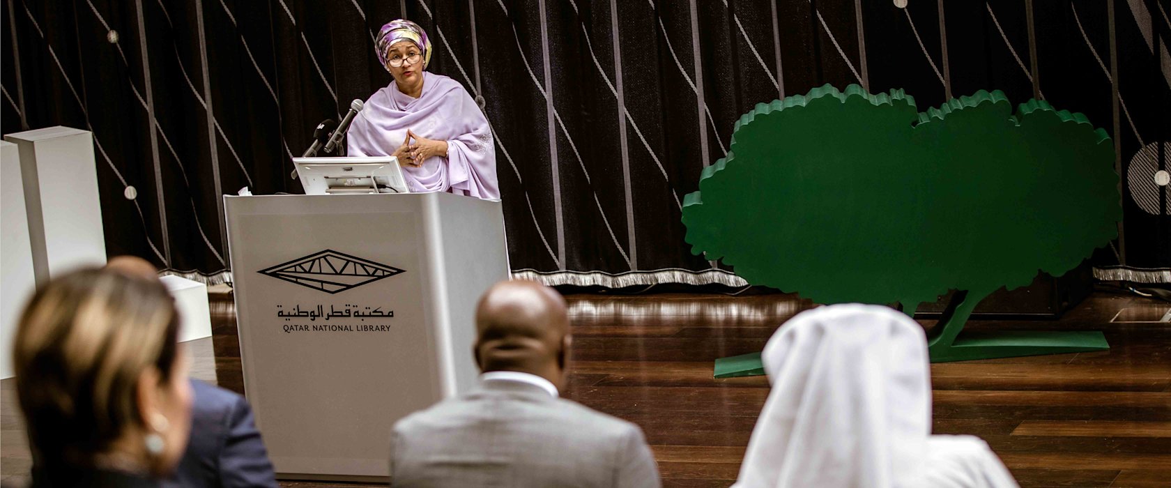 Real-world impact of global sustainability push not showing, UN chief tells QF audience