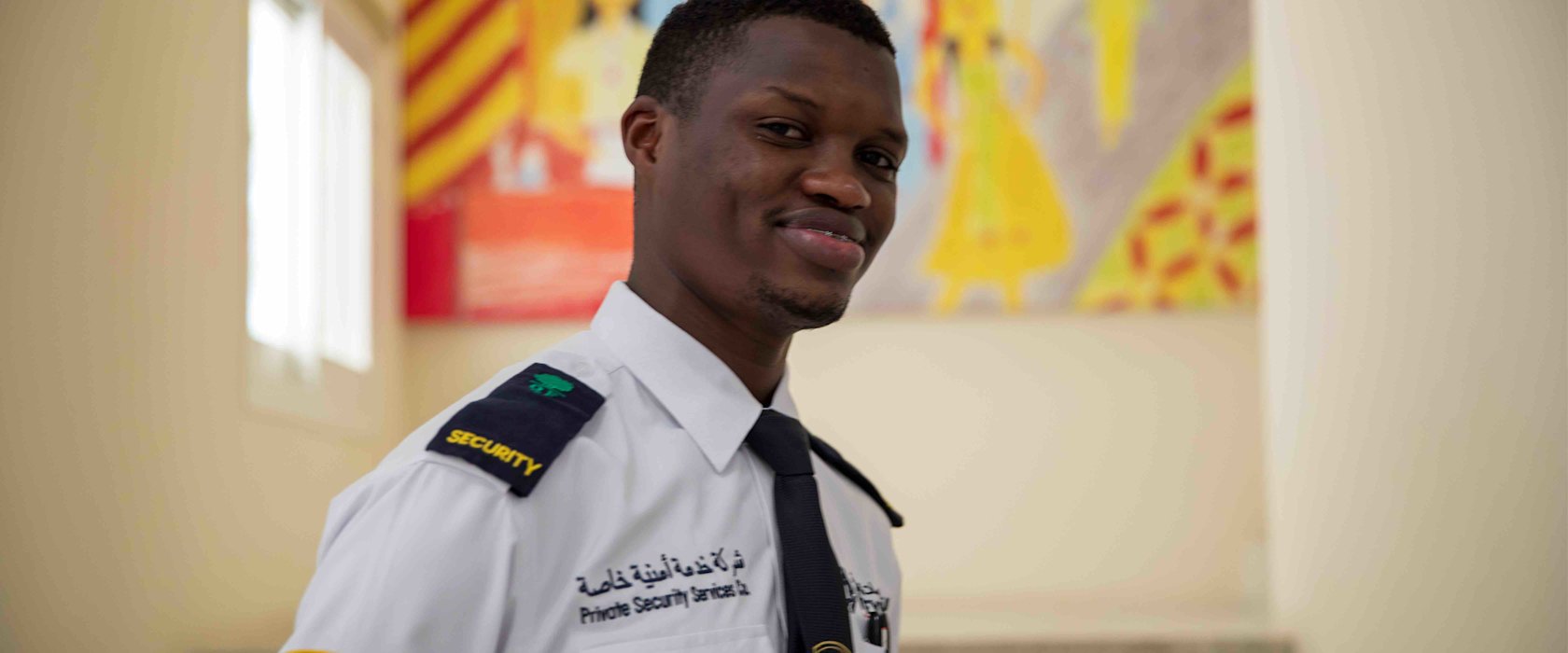 “My work, my family, and our farm are what makes me grateful” says security guard at QF