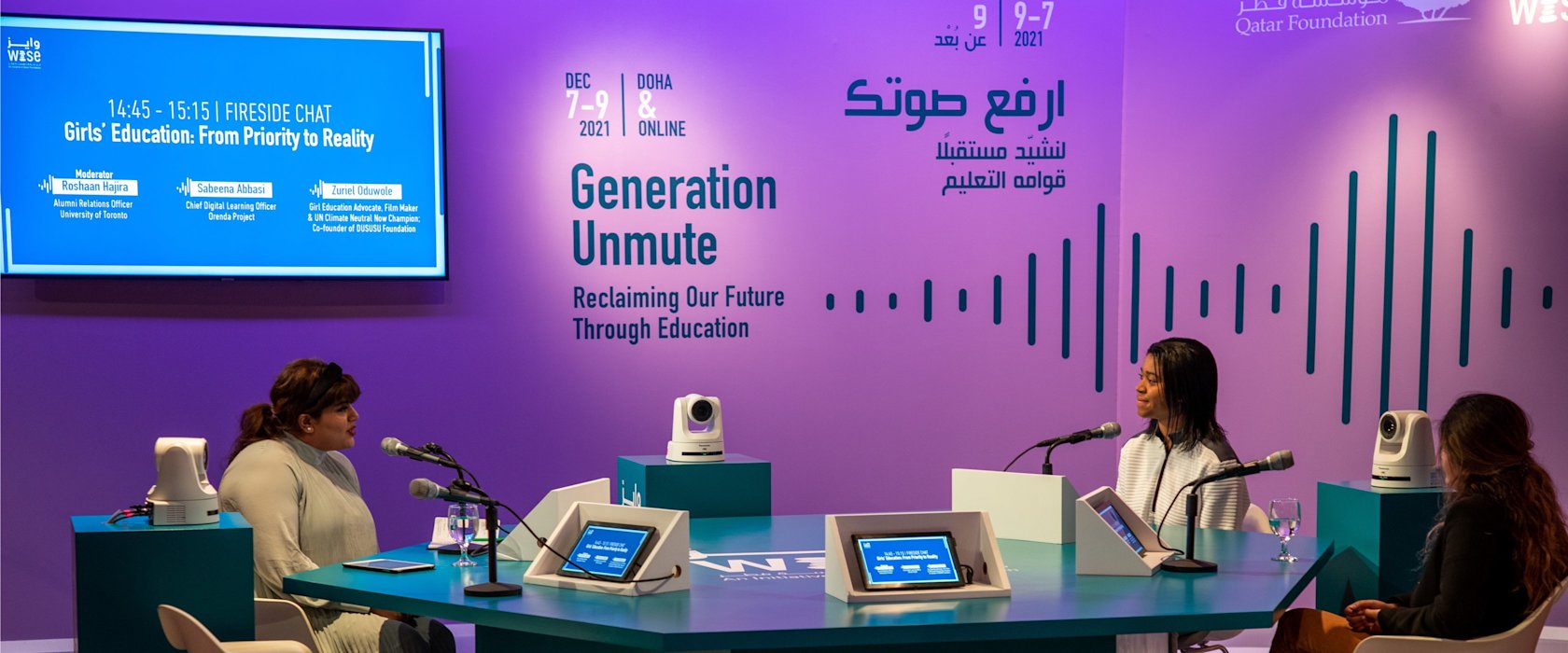 Youth leaders highlight importance of prioritizing girls’ education at 2021 WISE Summit