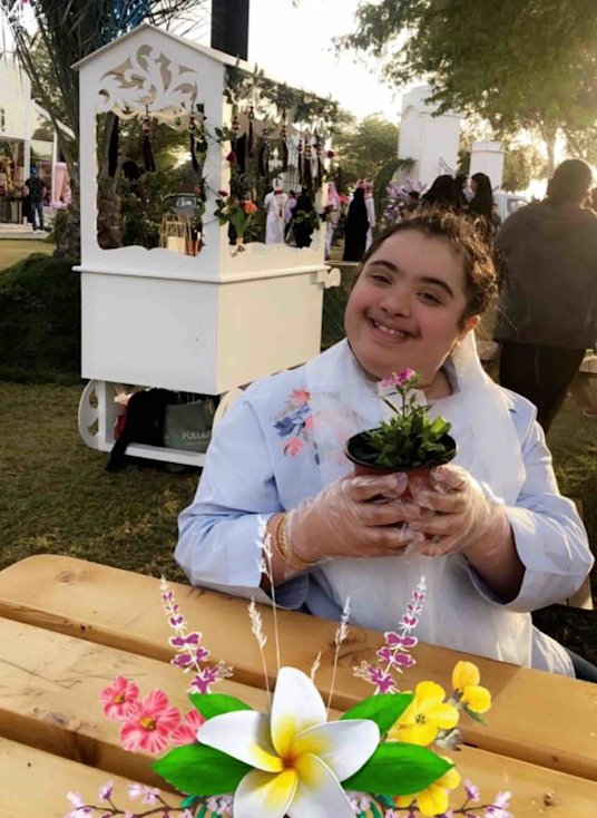 On World Down Syndrome Day Lolwa Alshafai a student of QFs Awsaj Academy - QF - V3