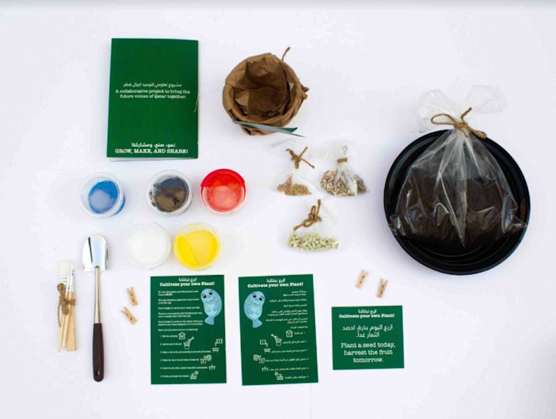 The plant kit ‘Grow’ helps kids understand what sustainability means by growing a plant and taking care of it - QF - 07