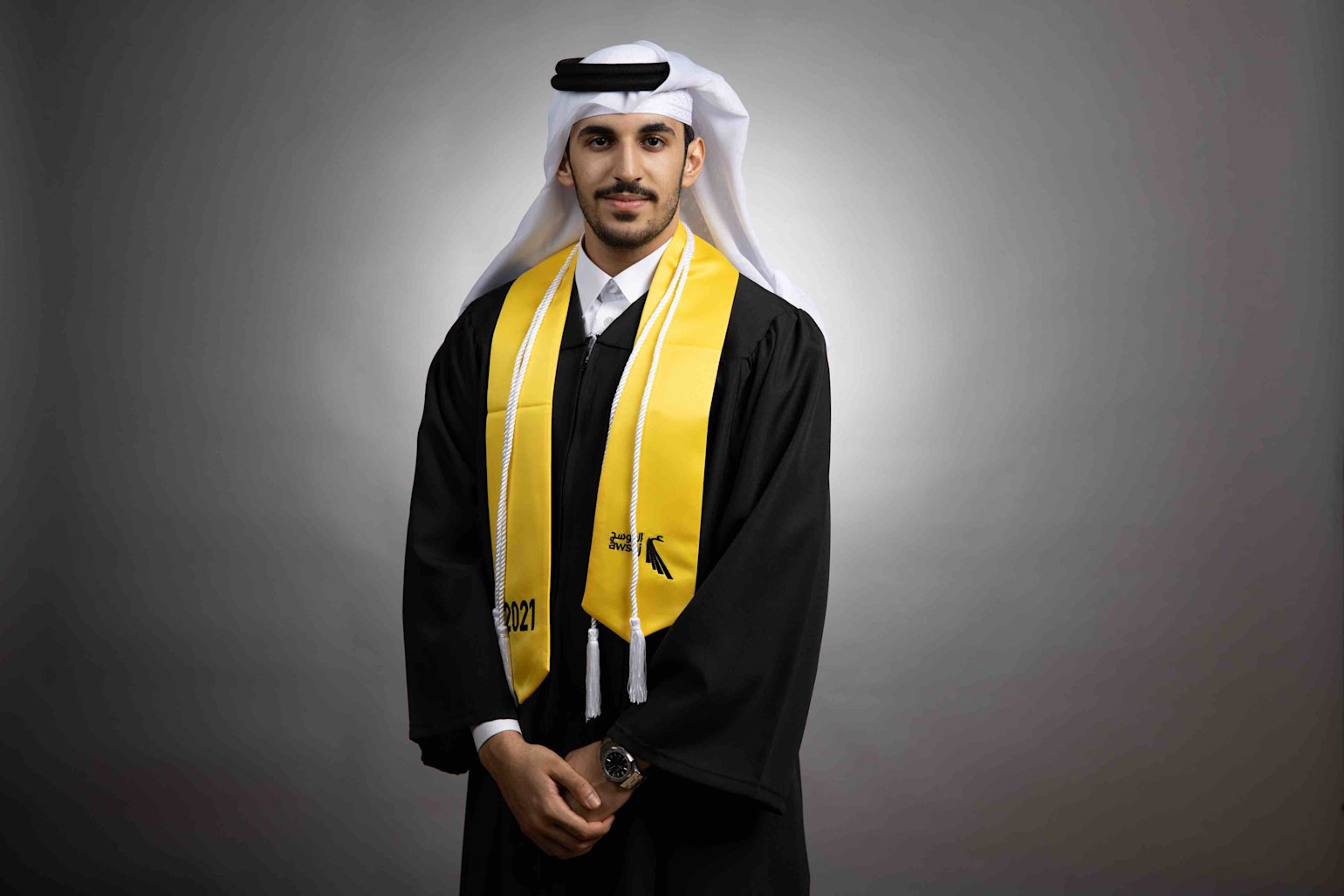 Our graduation will not be the last time you will be proud of us: Awsaj Academy graduates Abdulaziz Al Yafei - QF - 01