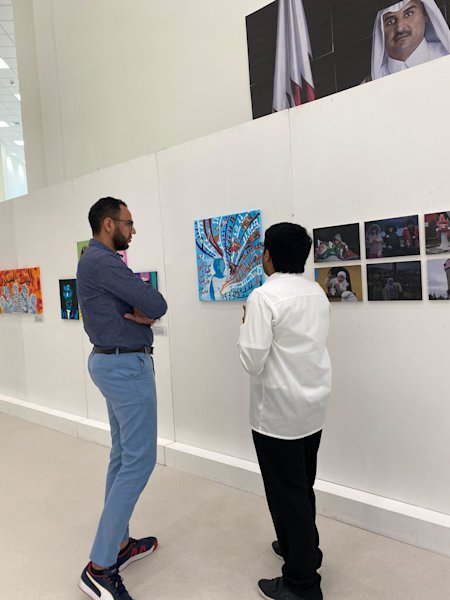 QAD - Qatar Academy Al Khor Abdul Rahman Al-Muhannadi artistic skills and passion 2
