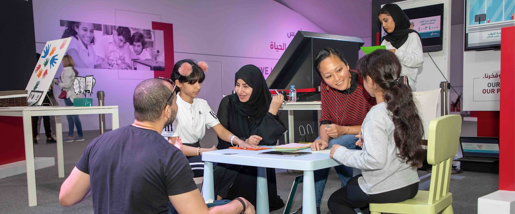 Child safety in focus at QF’s Darb Al Saai tent