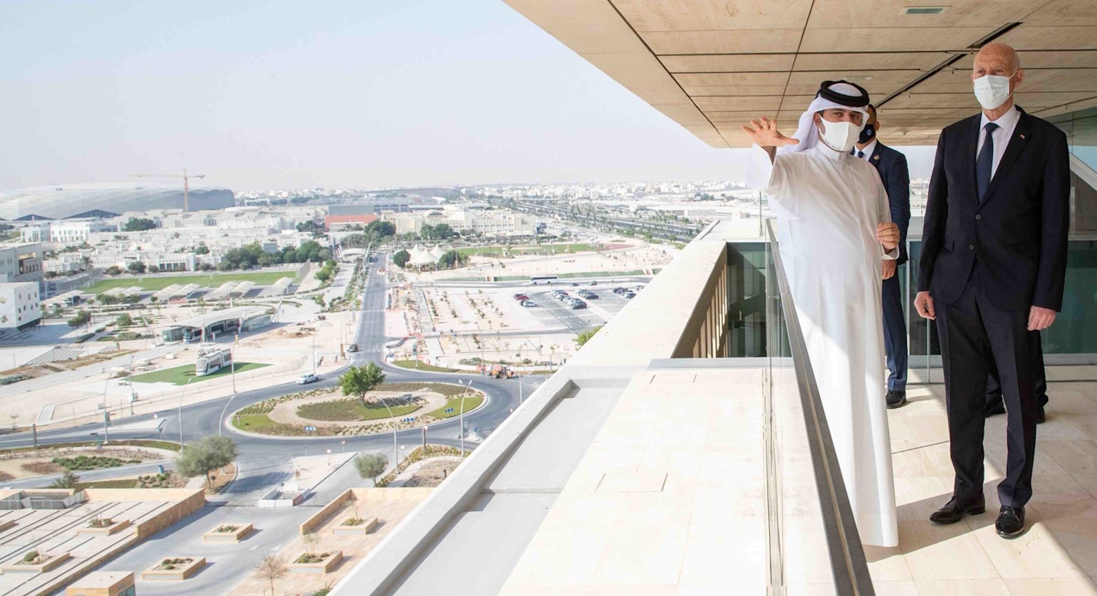 President of Tunisia during QF visit - qf - 04