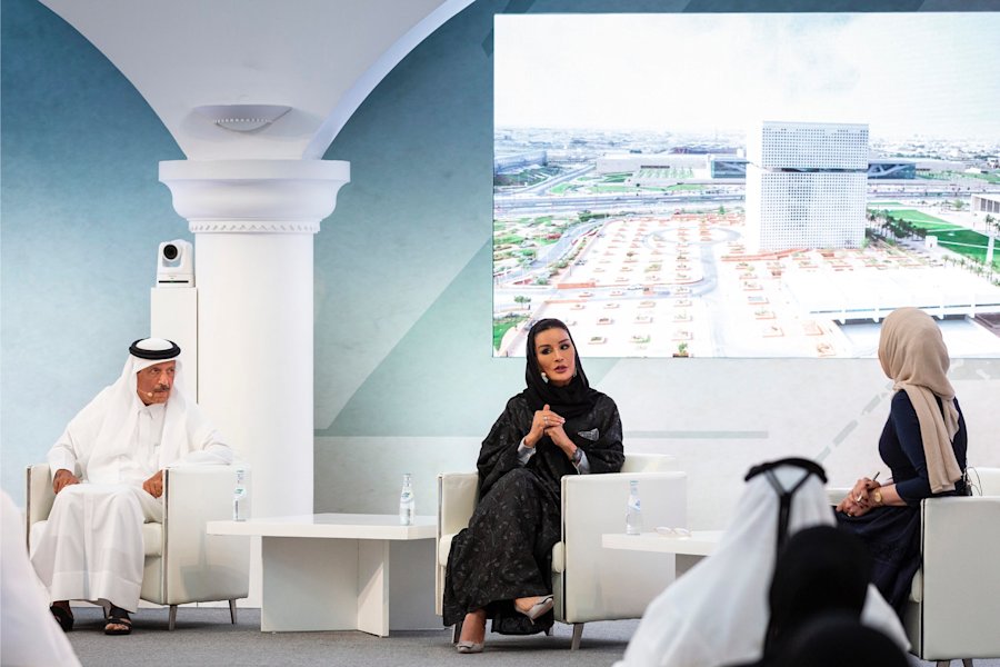 HH Sheikha Moza gives unique insight into how Qatar Foundation went from vision to reality - QF - 02
